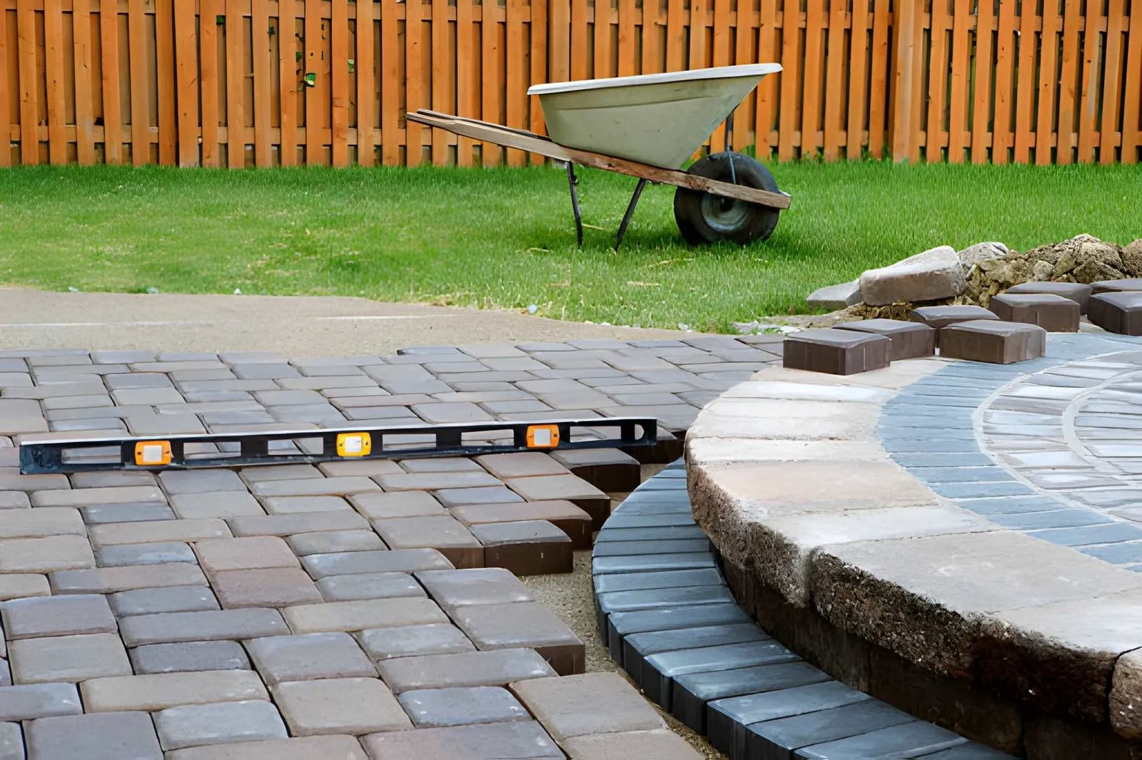 Patio laying