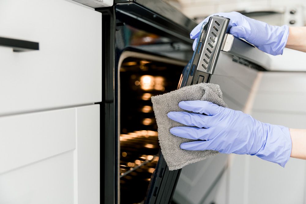 Oven cleaning