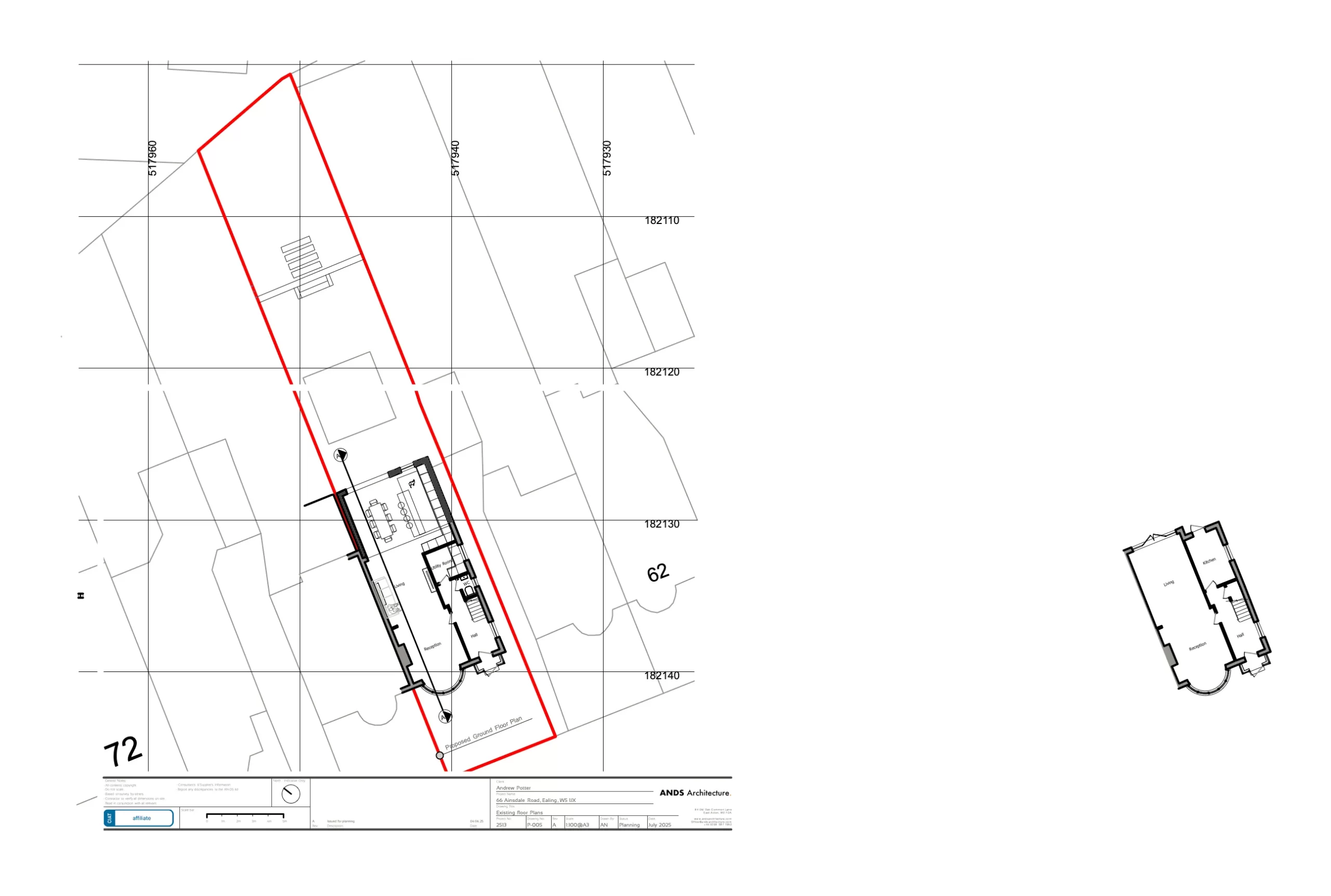 Existing Ground floor Plan