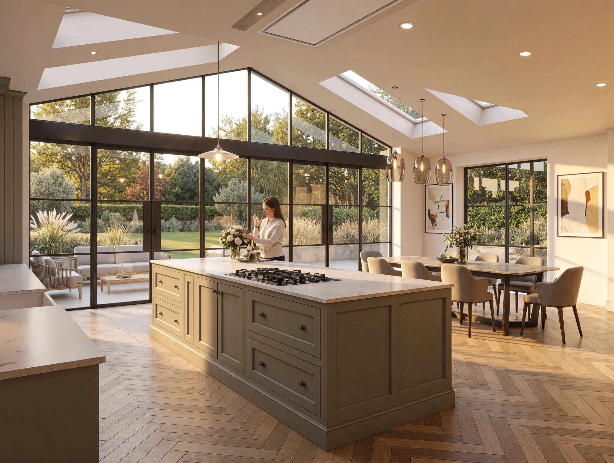 Open Plan Kitchen - Living Room